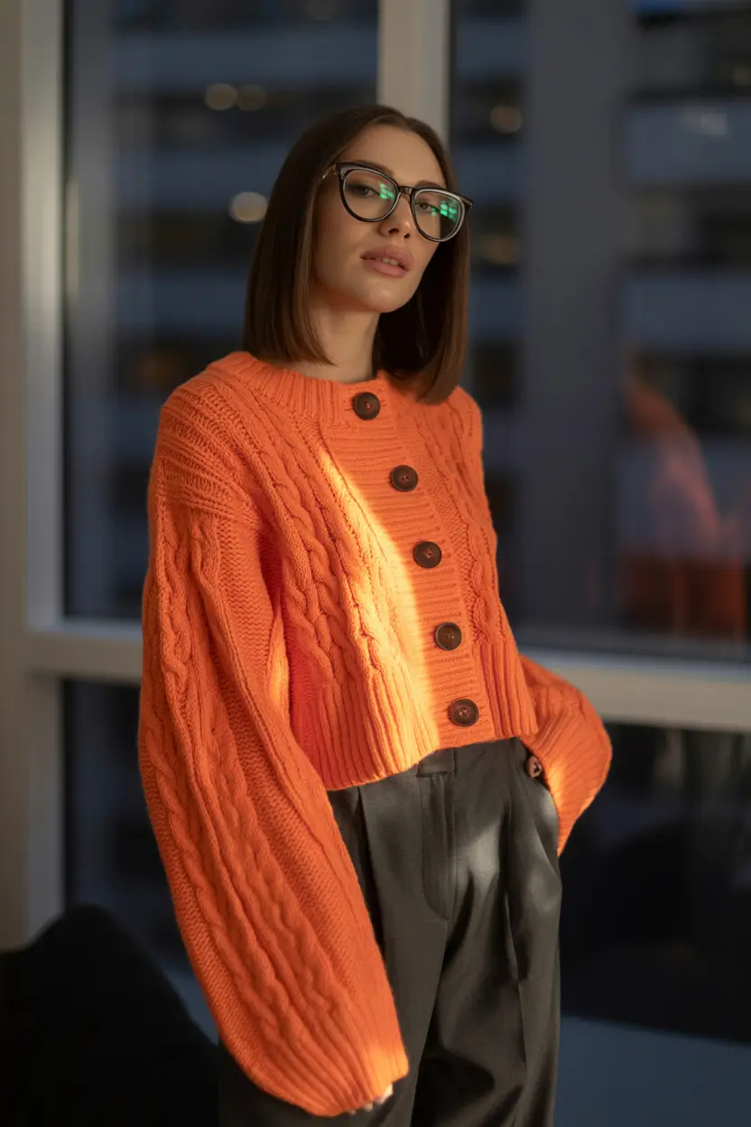 Work Outfits for Women: Winter 2025 - 2026 Bright Knit for Dark Days