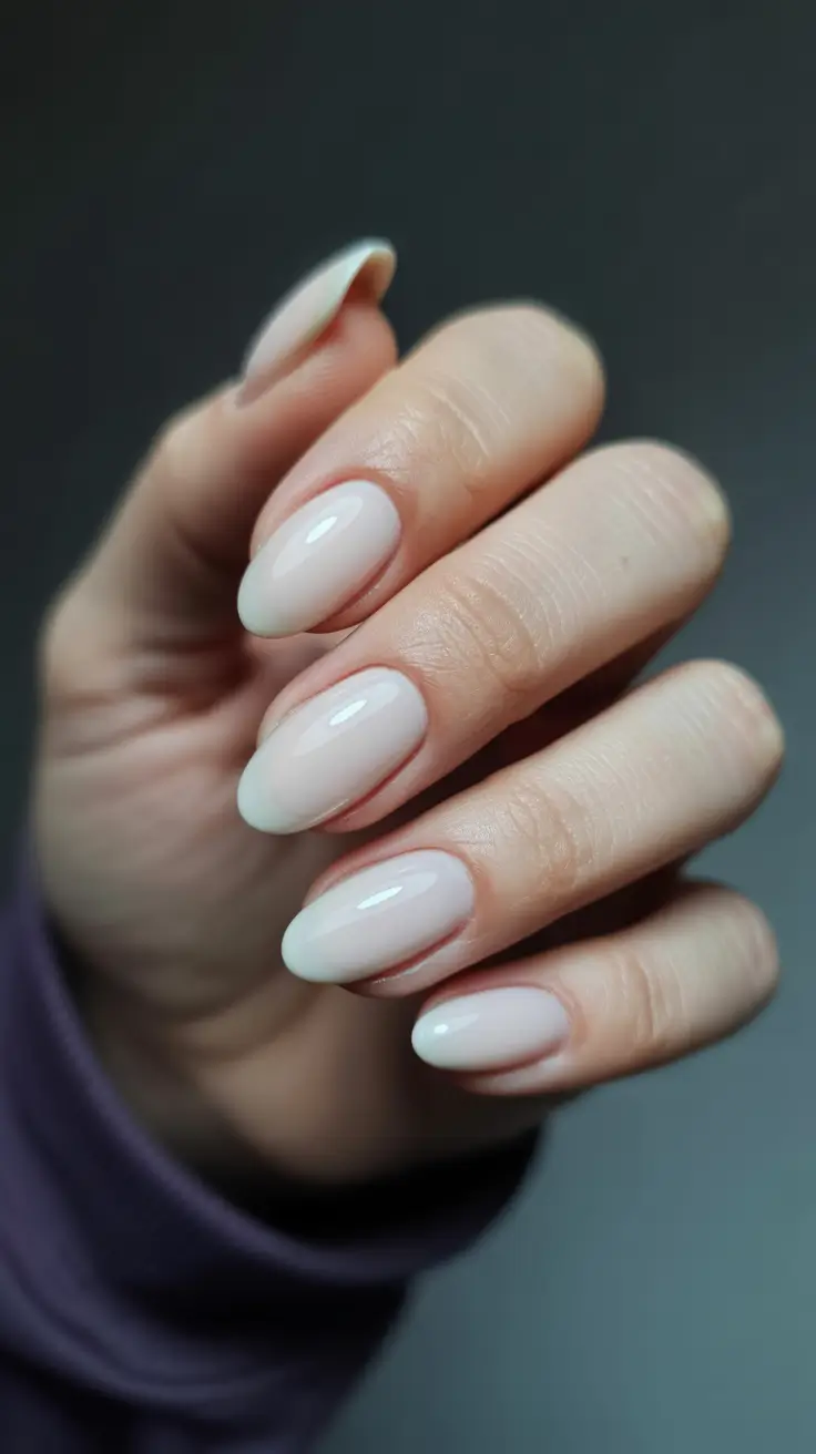 Best Acrylic Nails Christmas 2025 Winter Nude Veil