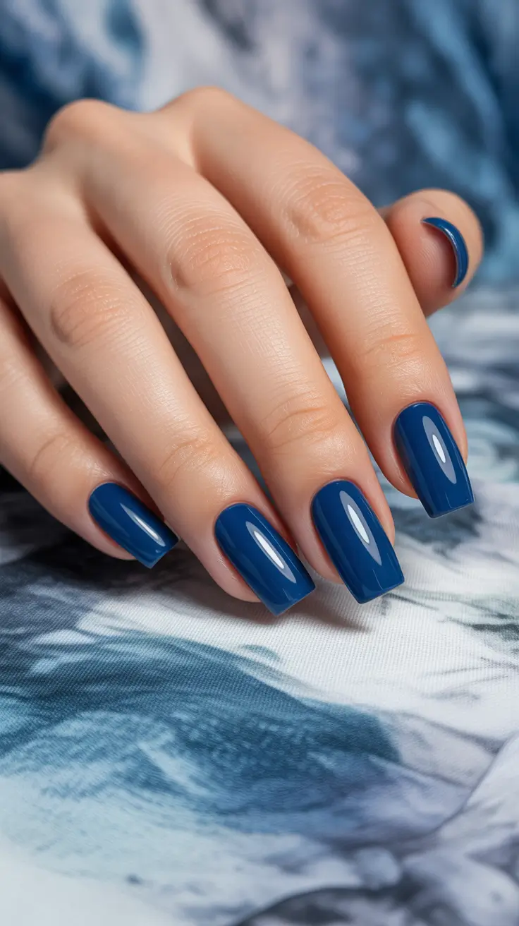 Best Acrylic Nails Christmas 2025 Ocean Mist Blue