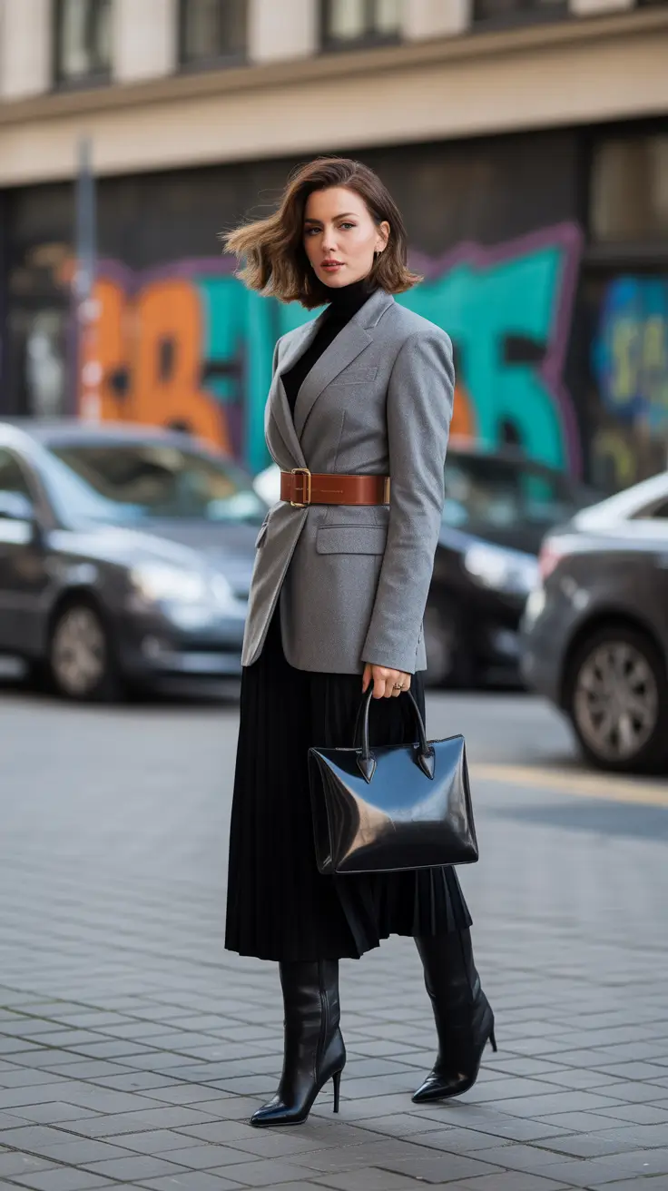 business casual outfits for women 2026 Grey Grace