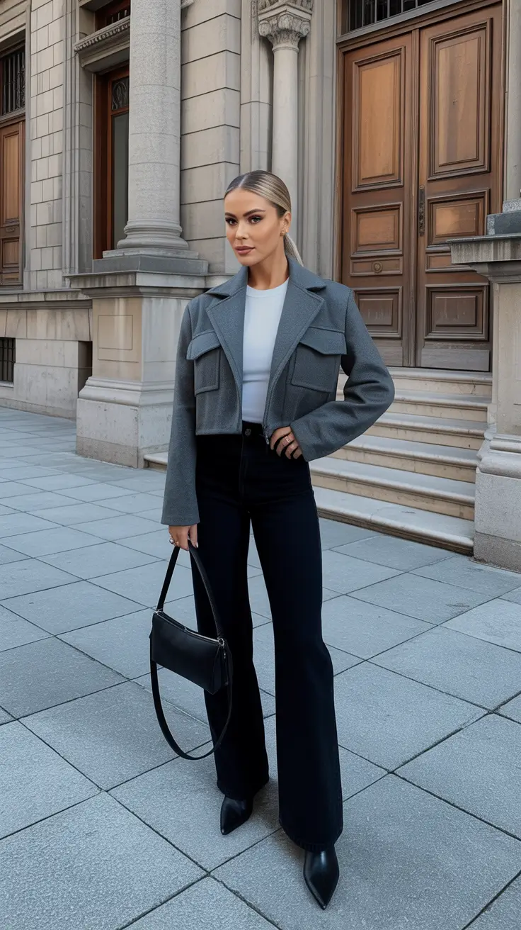 business casual outfits for women 2026 Metallic Grace