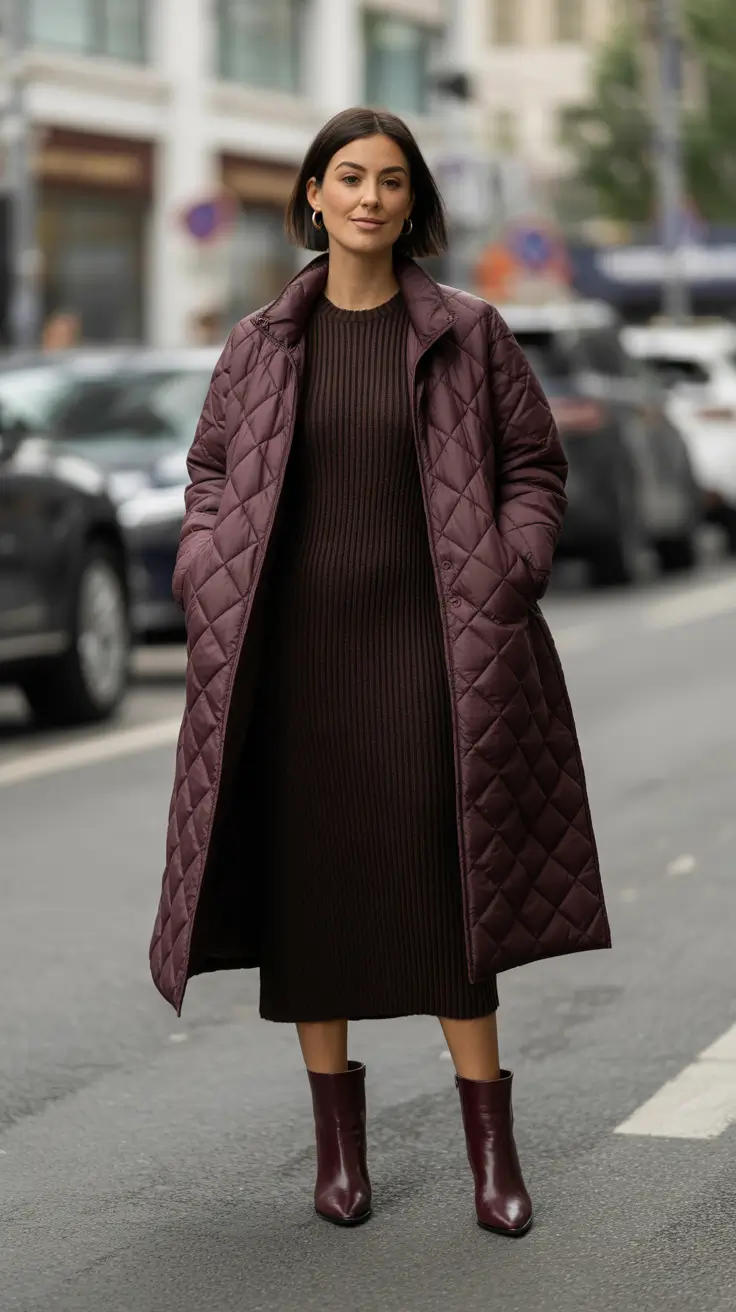 casual outfits for women 2026 Chocolate Layers for Cool Days