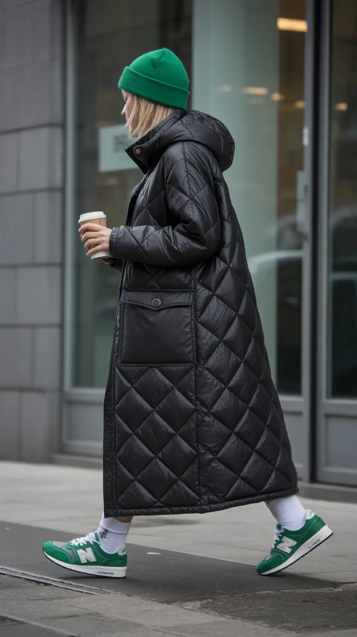 casual outfits for women 2026 Urban Comfort Quilted Power Move
