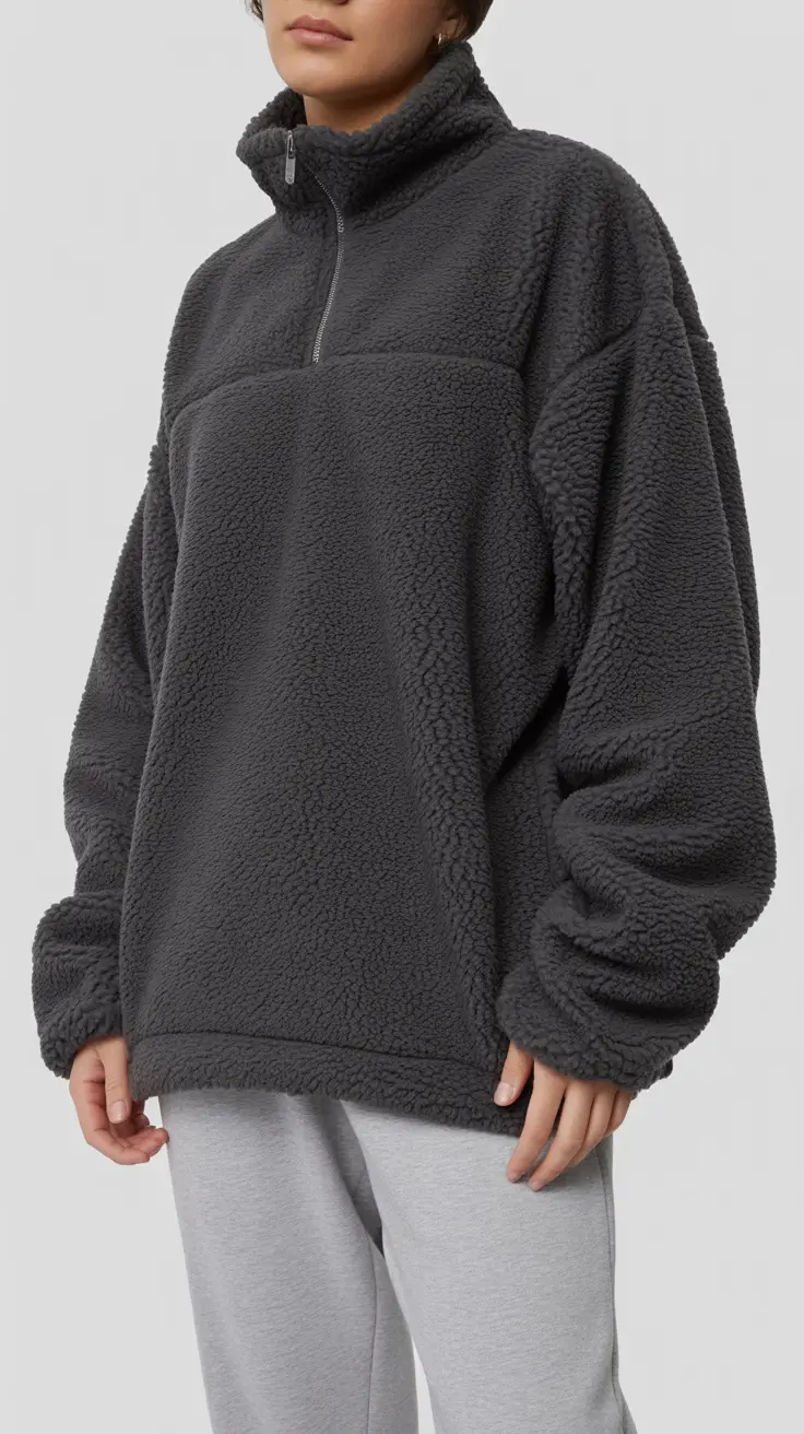 cold weather outfits 2026 Oversized Fleece Energy