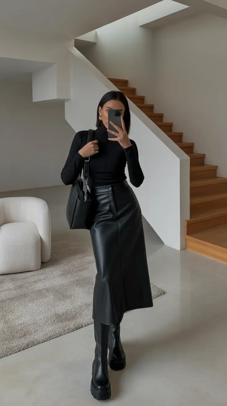 comfy outfits for women 2026 Monochrome Confidence