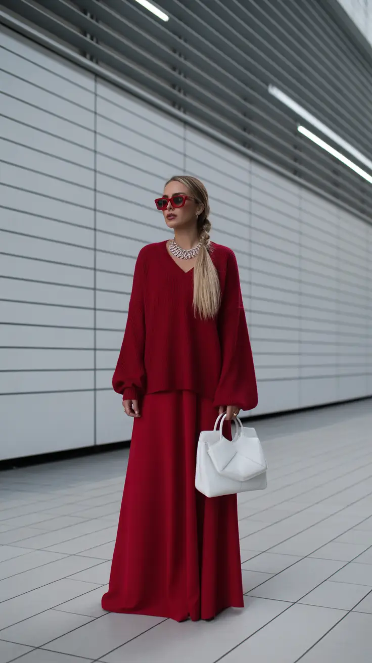 comfy outfits for women 2026 Red Allure