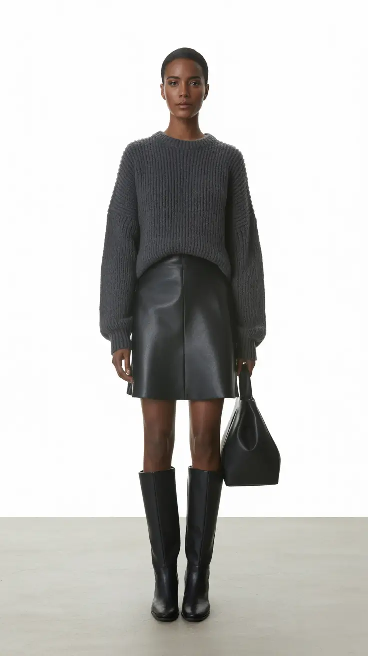 comfy outfits for women 2026 Monochrome Simplicity