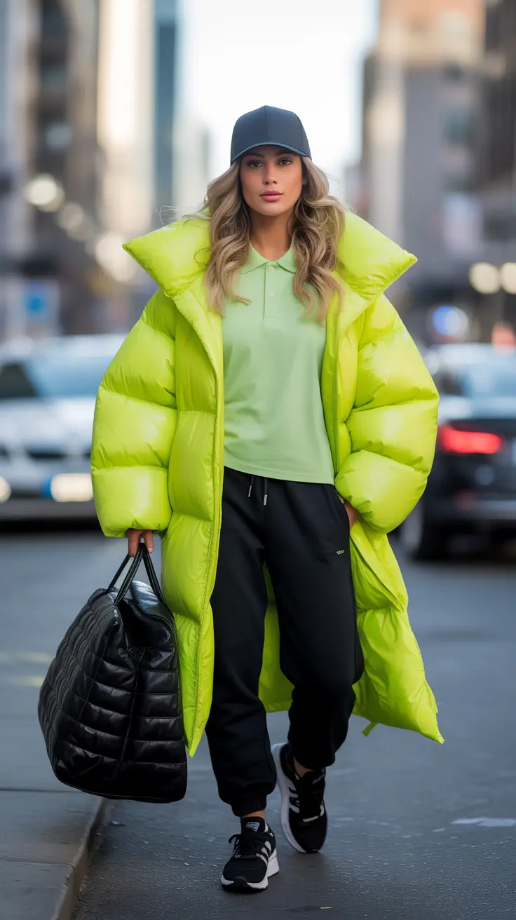 comfy outfits for women 2026 Lime Glow