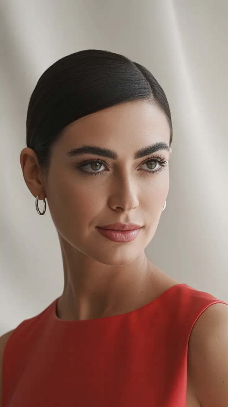 Cute Hairstyles for Winter 2025 / 2026 Polished Low Bun