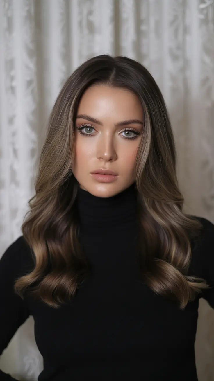 Cute Hairstyles for Winter 2025 / 2026 Long Waves Balayage