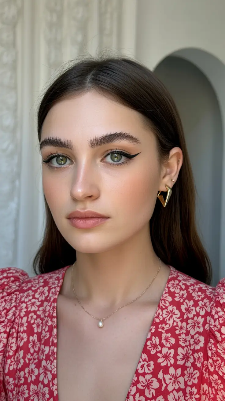 Cute Hairstyles for Winter 2025 / 2026 Center Part Natural Length