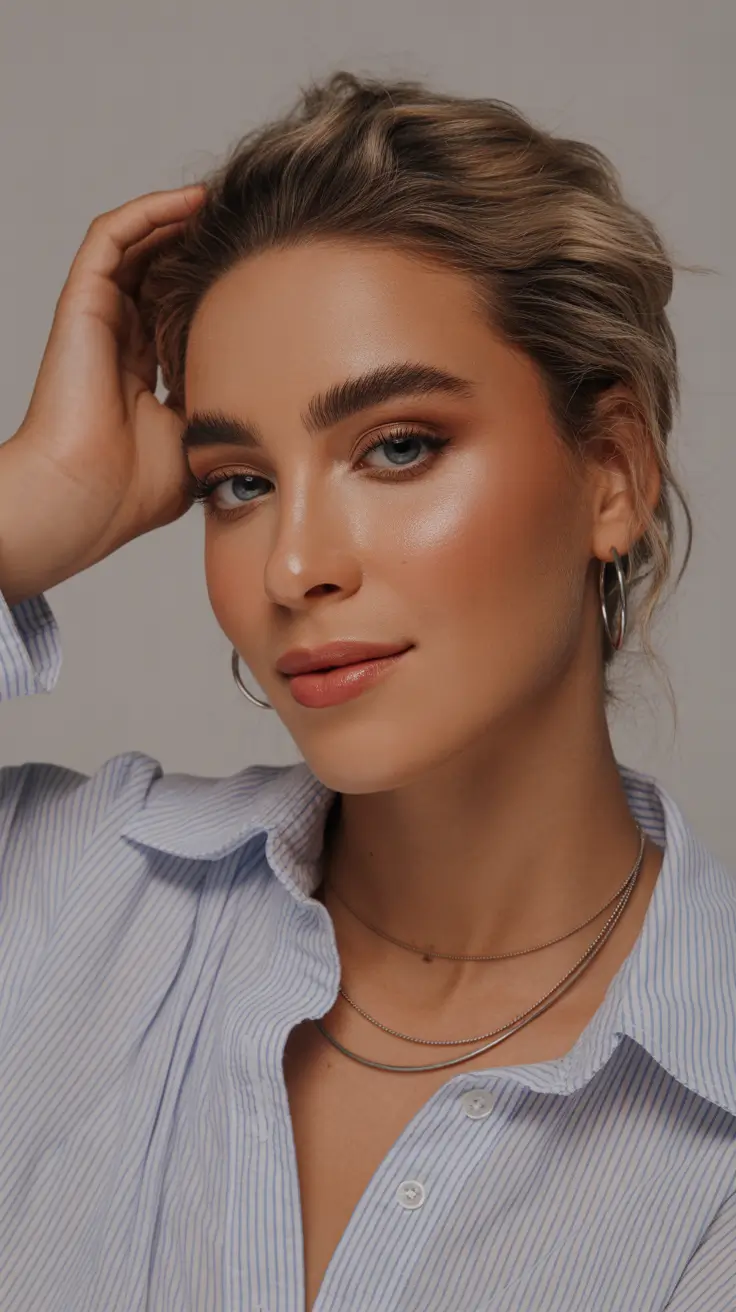 Cute Hairstyles for Winter 2025 / 2026 Relaxed Waves Pulled Back