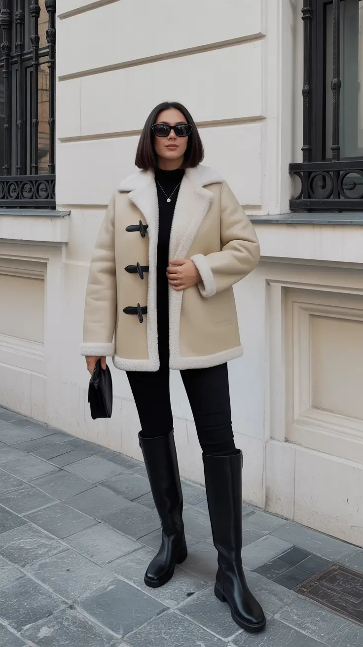 cute outfits 2026 Shearling Street Classic