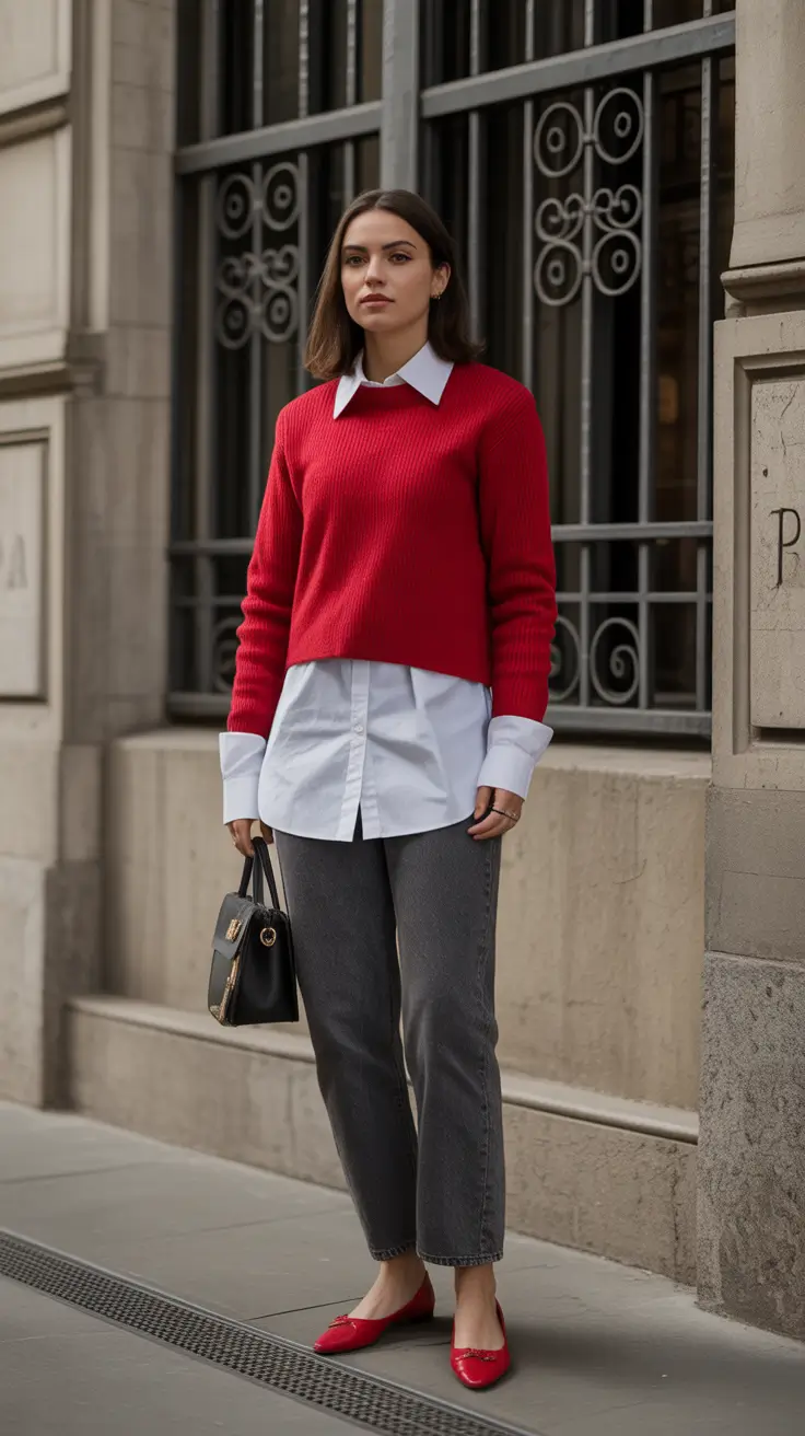 cute outfits 2026 Red and Refined