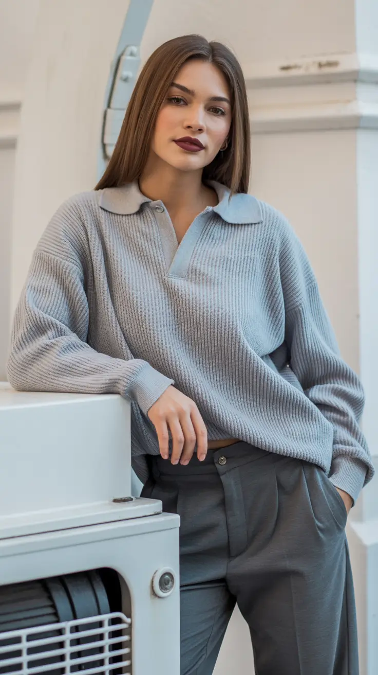 cute outfits 2026 Soft Gray Elegance