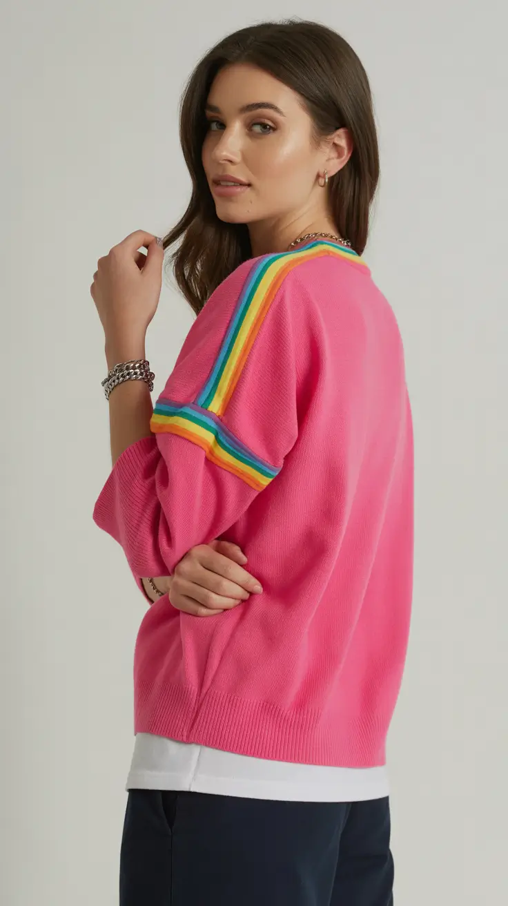 cute outfits 2026 Pop of Pink Energy