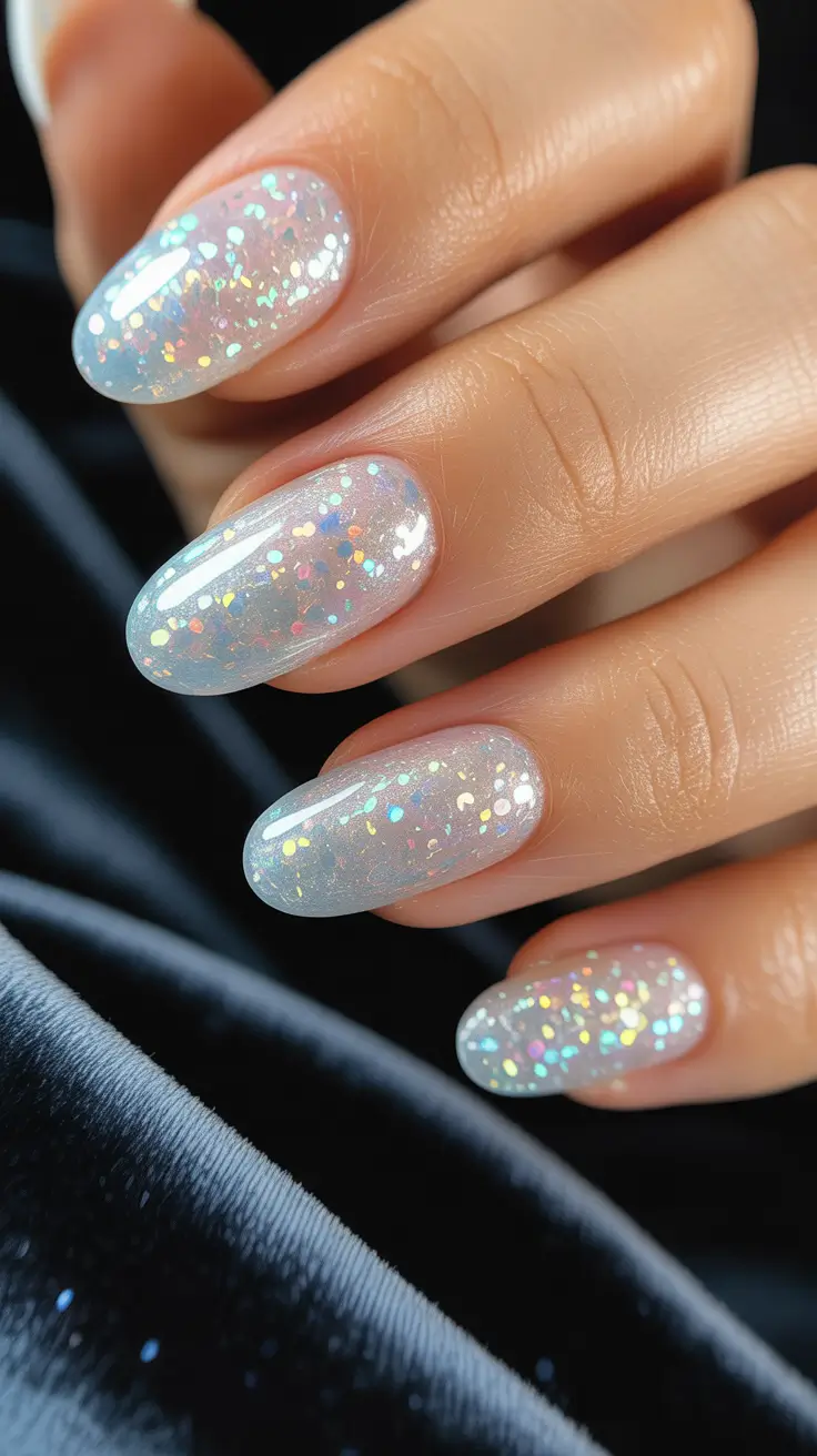 Everyday Winter Nails Ideas 2025-2026 Snow Glow Magic