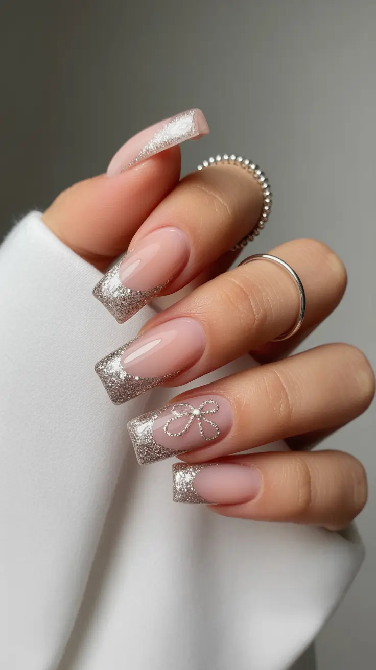 Everyday Winter Nails Ideas 2025-2026 Frosted Elegance