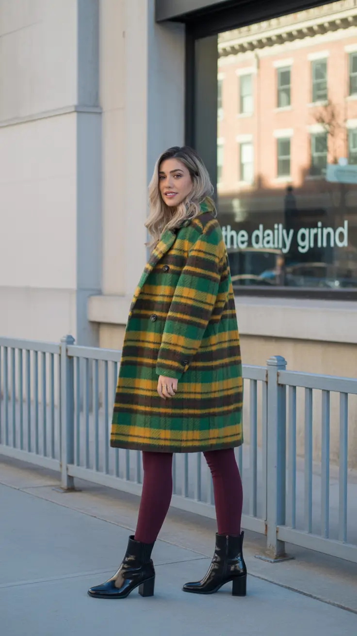 fashion outfits for women 2026 Vintage Plaid Revival