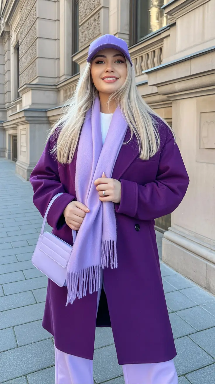 fashion outfits for women 2026 Monochrome Lilac Glow