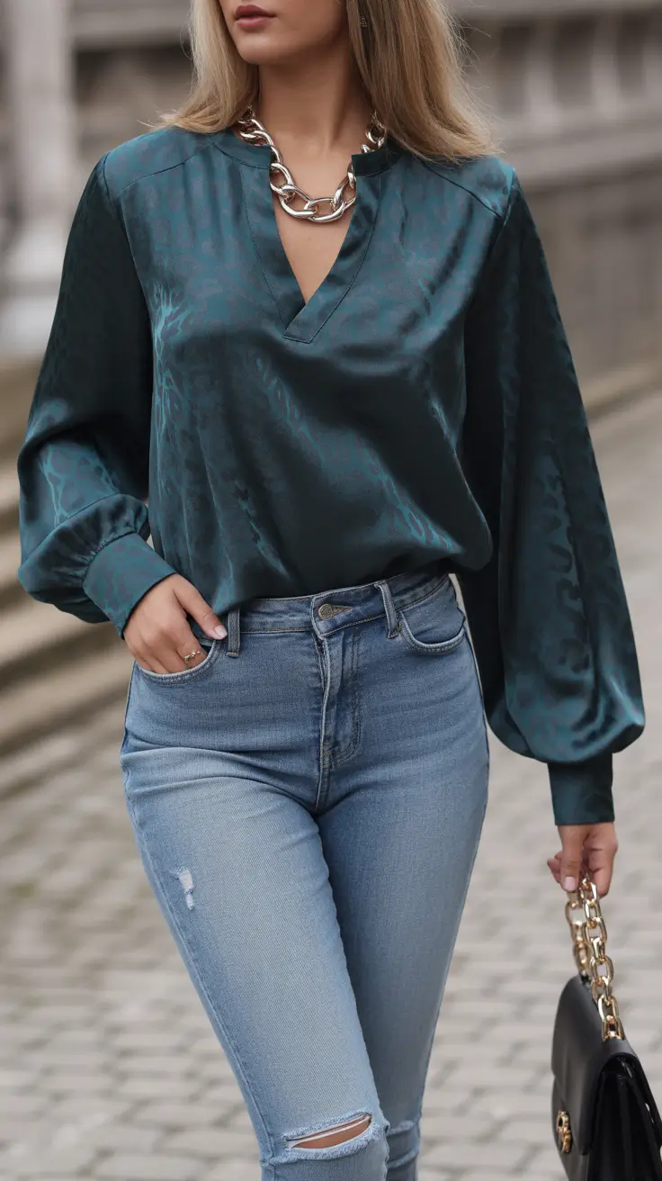 fashion outfits for women 2026 Evening Denim Grace