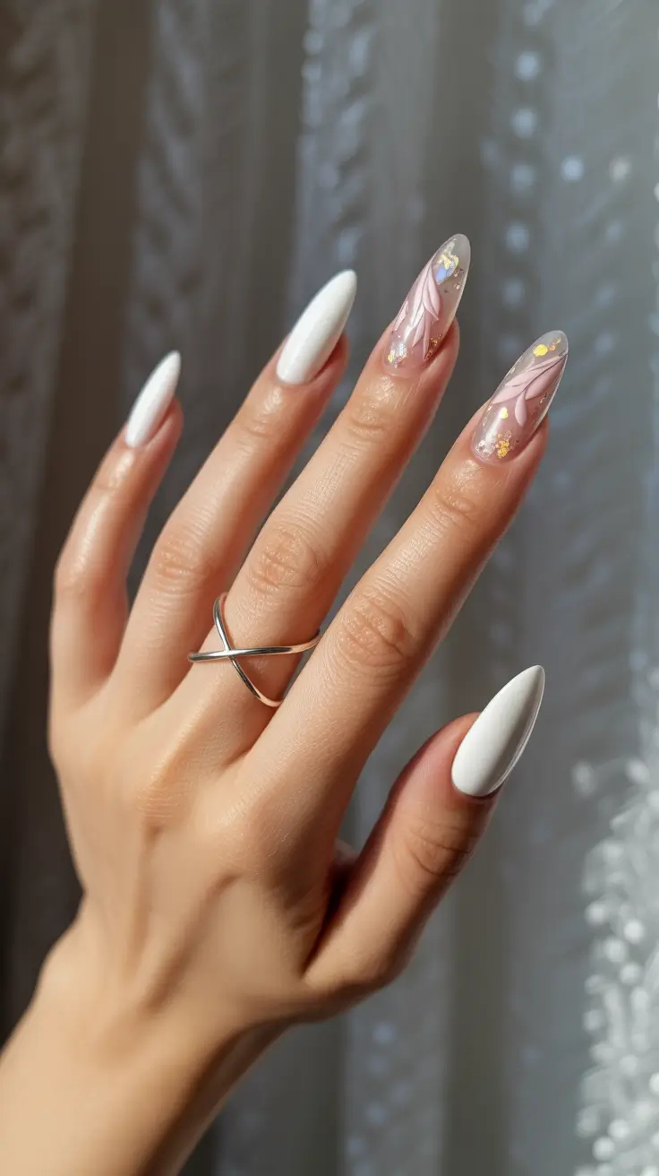 Festive Nail Designs Christmas 2025 Snowflake Dreams