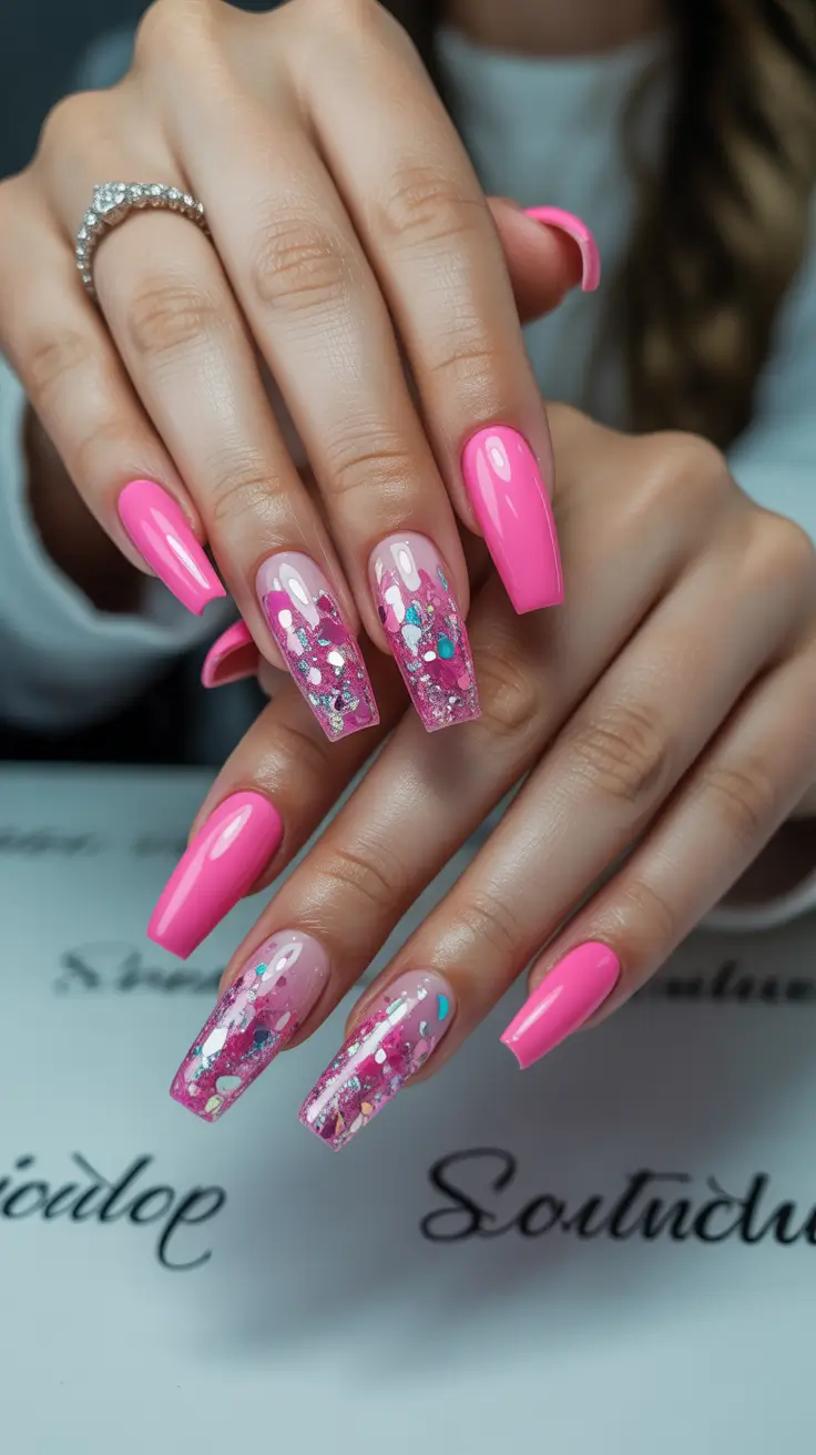 Festive Nail Designs Christmas 2025 Glitter Wonderland