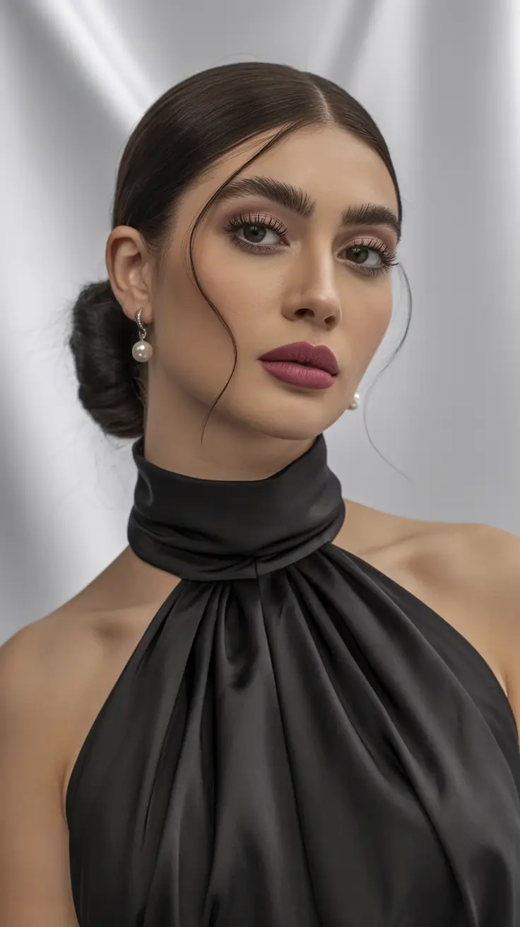Formal Hairstyles Winter 2025-2026 Guide Classic Chignon with Face-Framing Strands