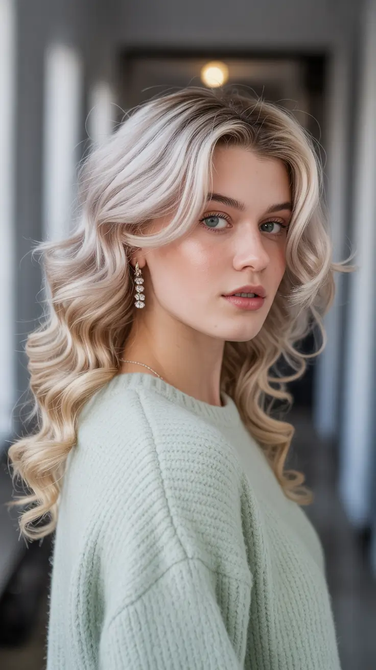 Formal Hairstyles Winter 2025-2026 Guide Frosty Platinum Curls