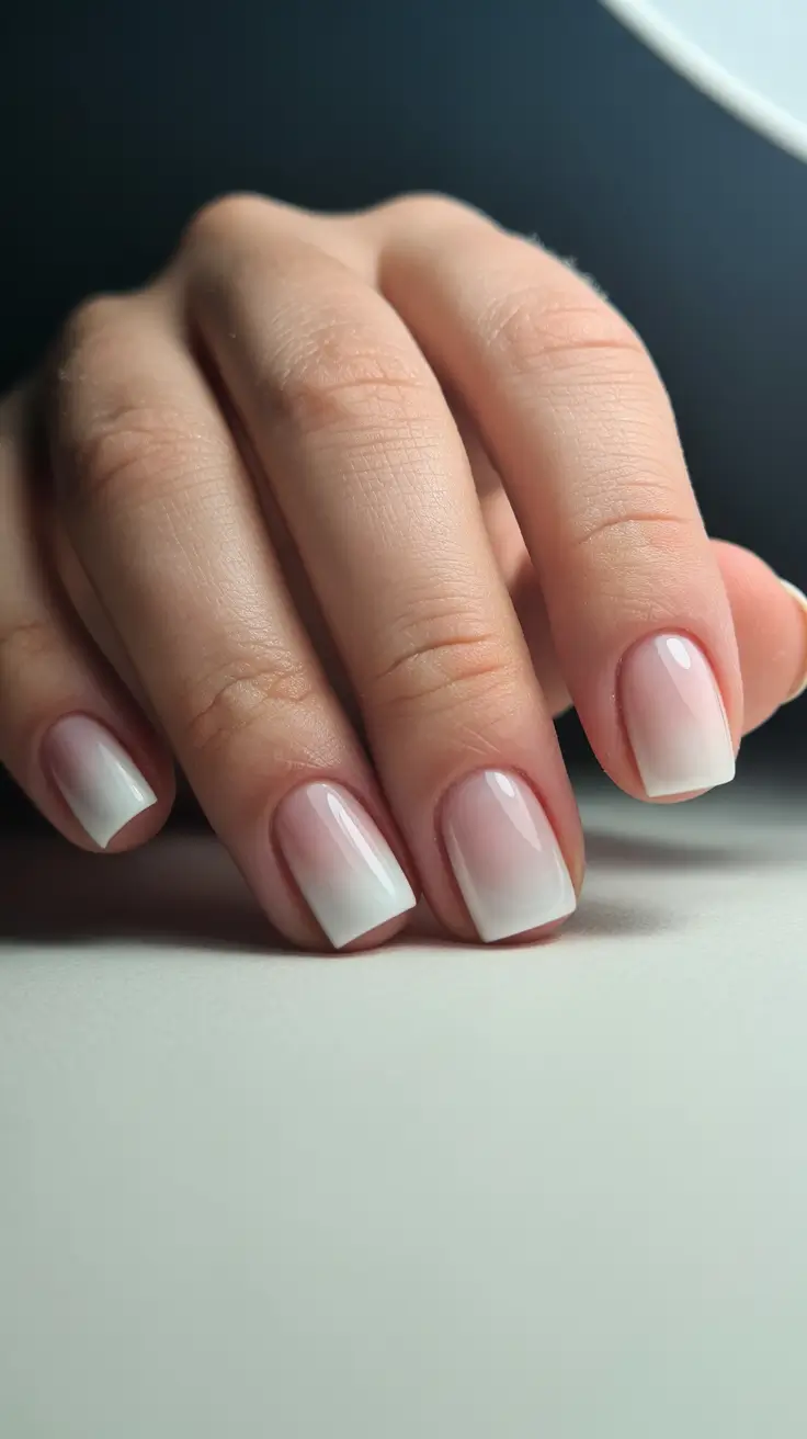 Nail Colors for Winter 2025-2026 Soft Milk Fade