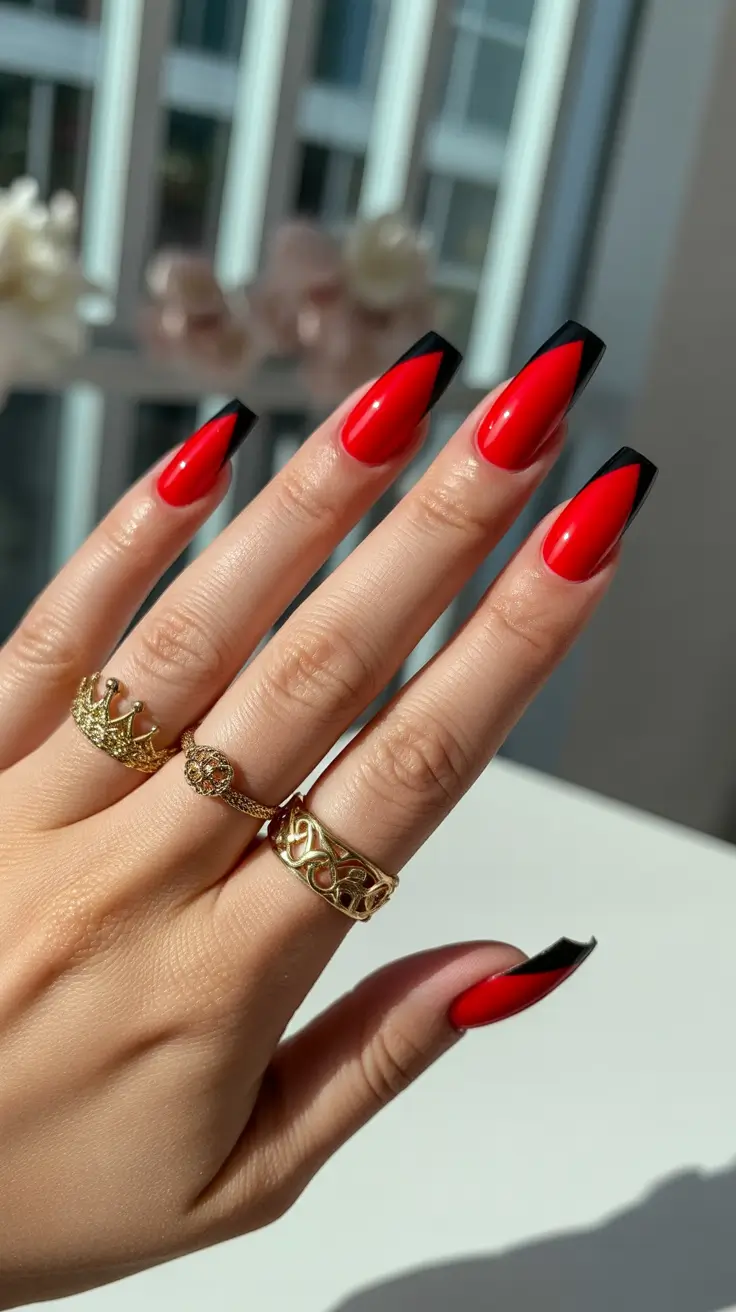 Nail Colors for Winter 2025-2026 Red Velvet Flame