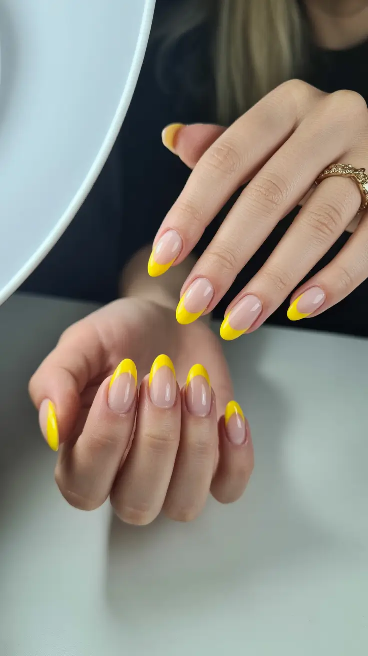 Nail Colors for Winter 2025-2026 Sunny Winter French