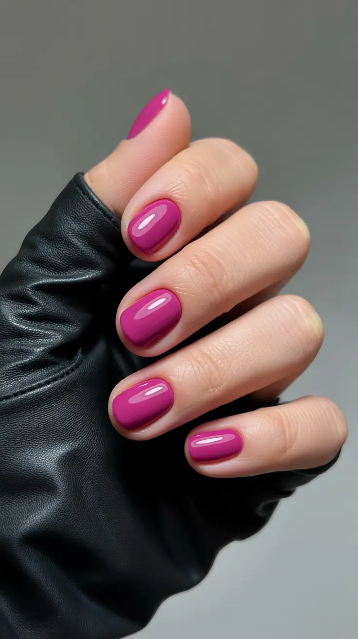 Nail Colors for Winter 2025-2026 Fuchsia Energy Burst