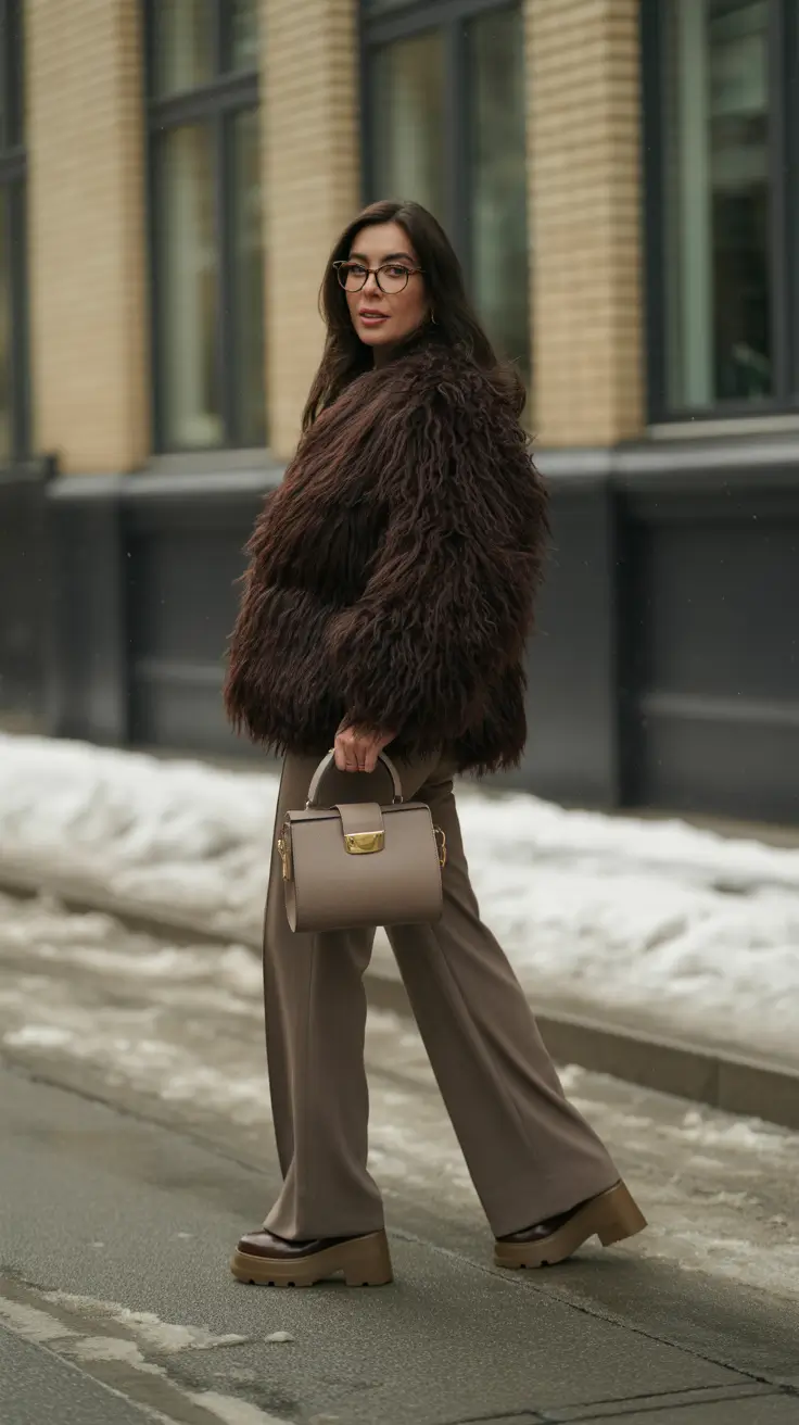 old money outfits for women 2026 Luxe Texture and Winter Depth