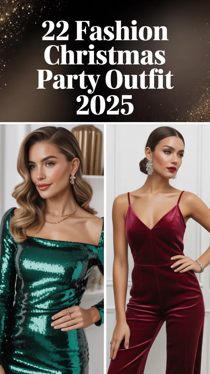 Fashion Christmas Party Outfit 2025: Elegant, Classy & Fancy Ideas for Every Winter Event