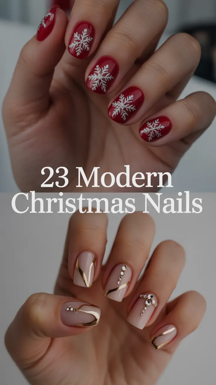 Modern Christmas Nails 2025: Trendy Designs & Inspo for a Magical Winter Look