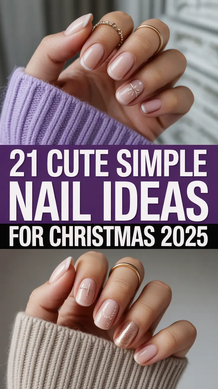 Cute Simple Nail Ideas for Christmas 2025: Easy Winter Designs That Spark Holiday Magic