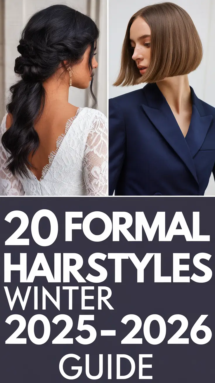 Formal Hairstyles Winter 2025–2026 Guide: Elegant Ideas for Long, Medium & Short Hair
