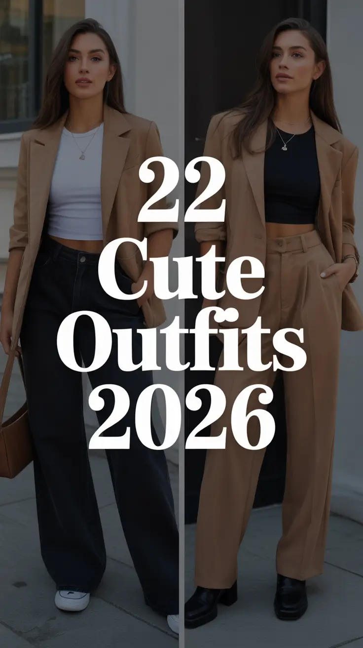 Cute Outfits 2026: Cozy, Aesthetic & Casual Fashion Inspo for Every School Day