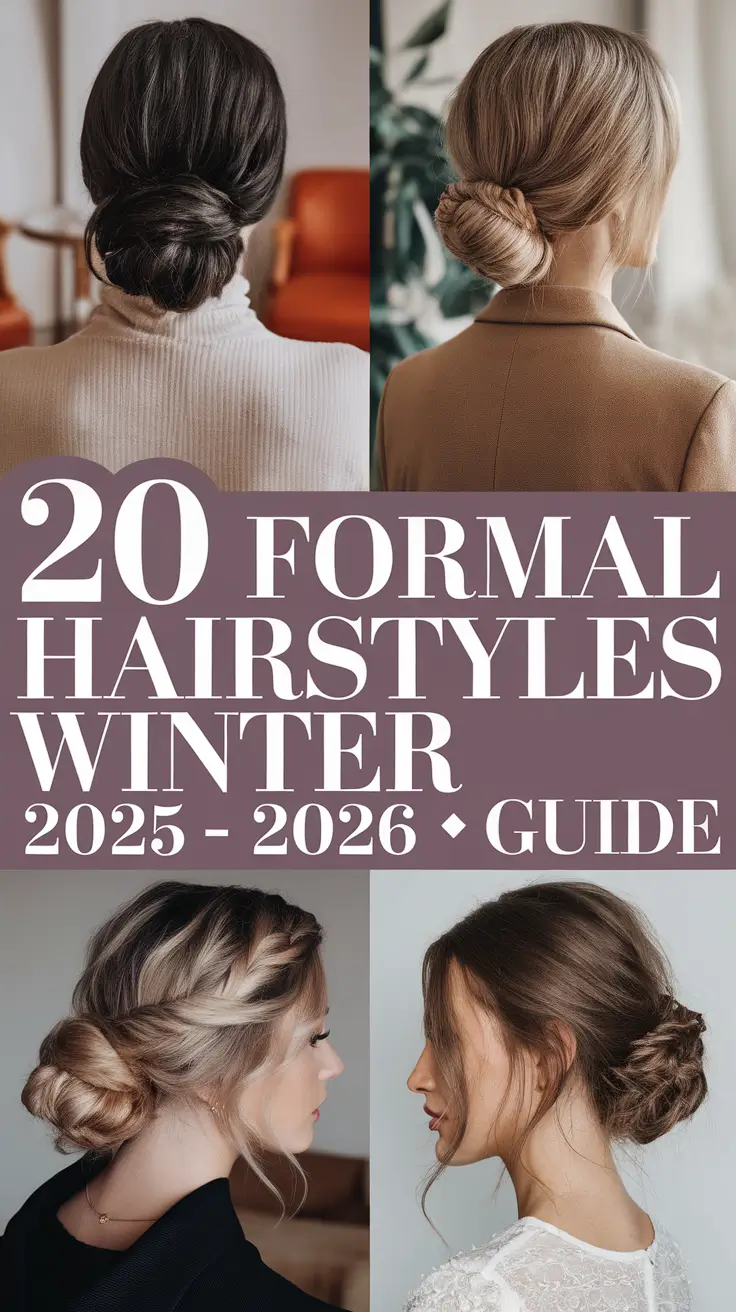 Formal Hairstyles Winter 2025–2026 Guide: Elegant Ideas for Long, Medium & Short Hair