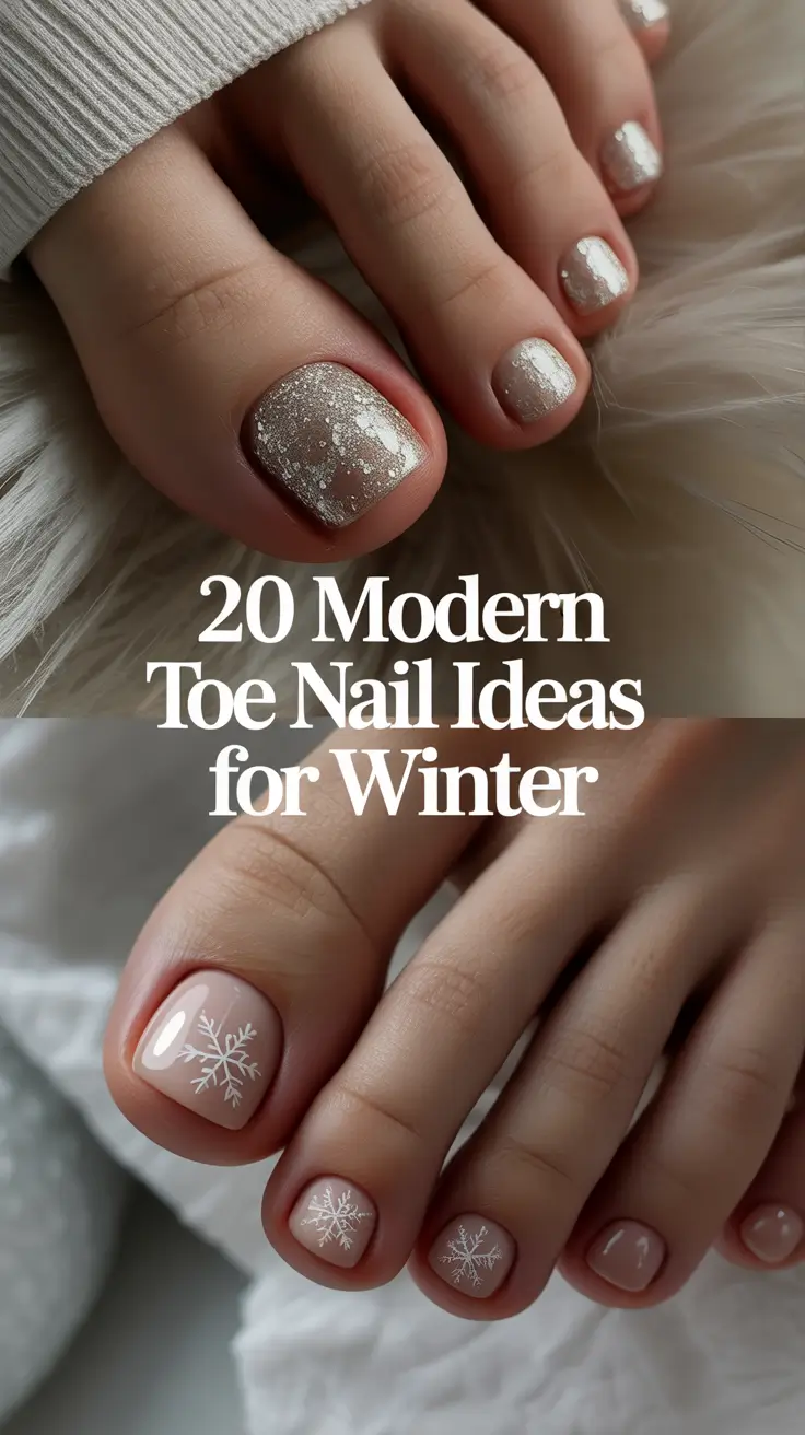 Modern Toe Nail Ideas for Winter 2025–2026: Pretty Shades, Simple Designs & Gel Polish Trends