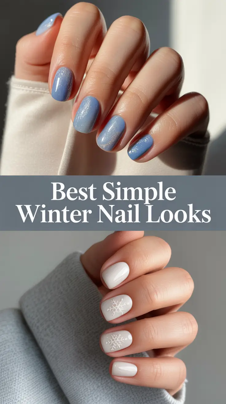 Best Simple Winter Nail Looks 2025–2026: Cute, Cozy & Chic Designs You’ll Love This Season
