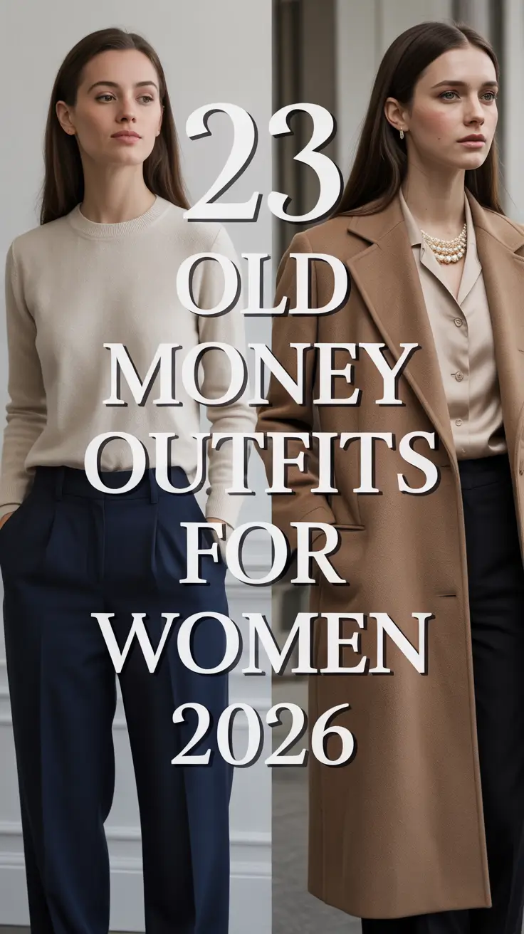 Old Money Outfits for Women 2026: Classic Elegance Meets Effortless Winter Chic