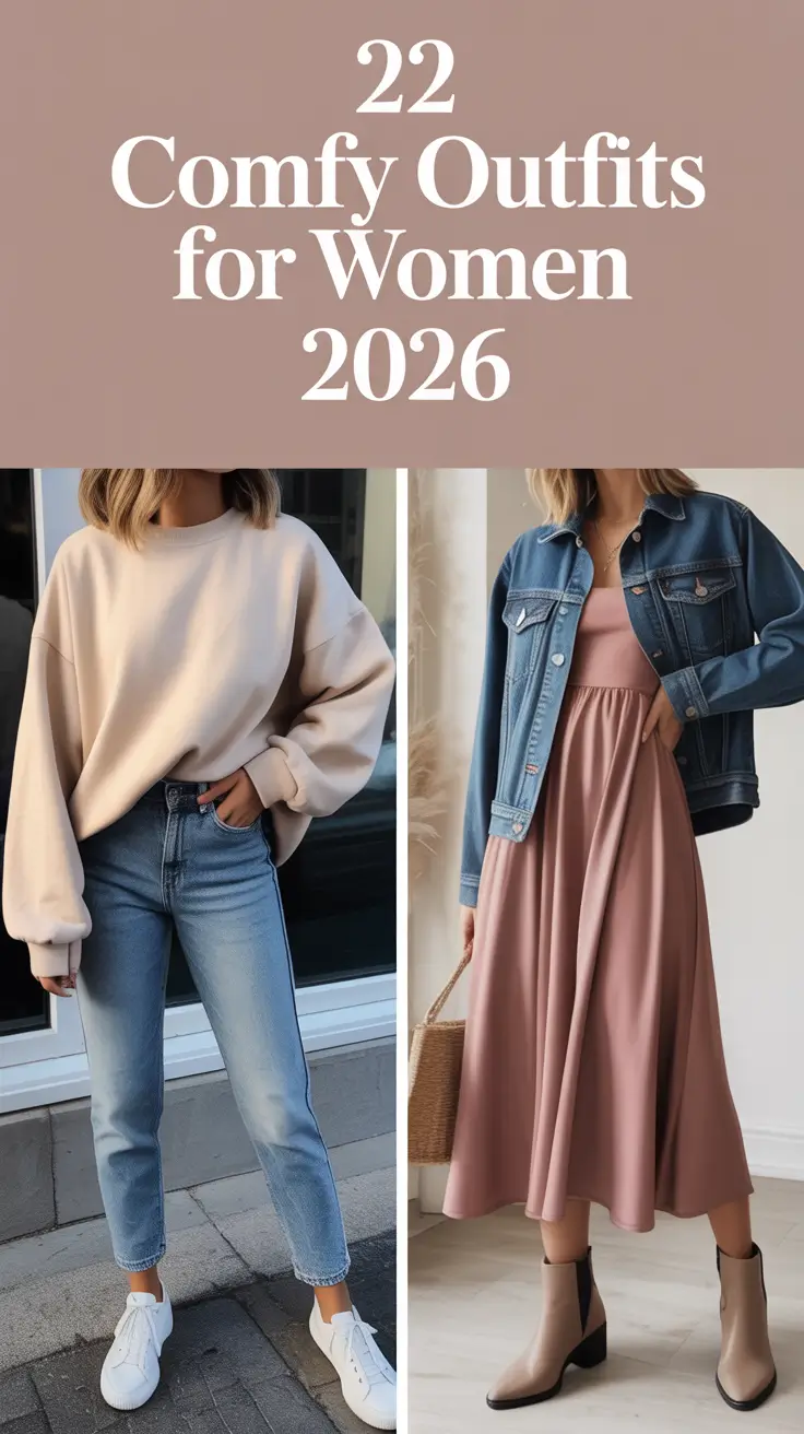 Comfy Outfits for Women 2026: Cute, Chic & Cozy Fashion Inspo for Every Mood