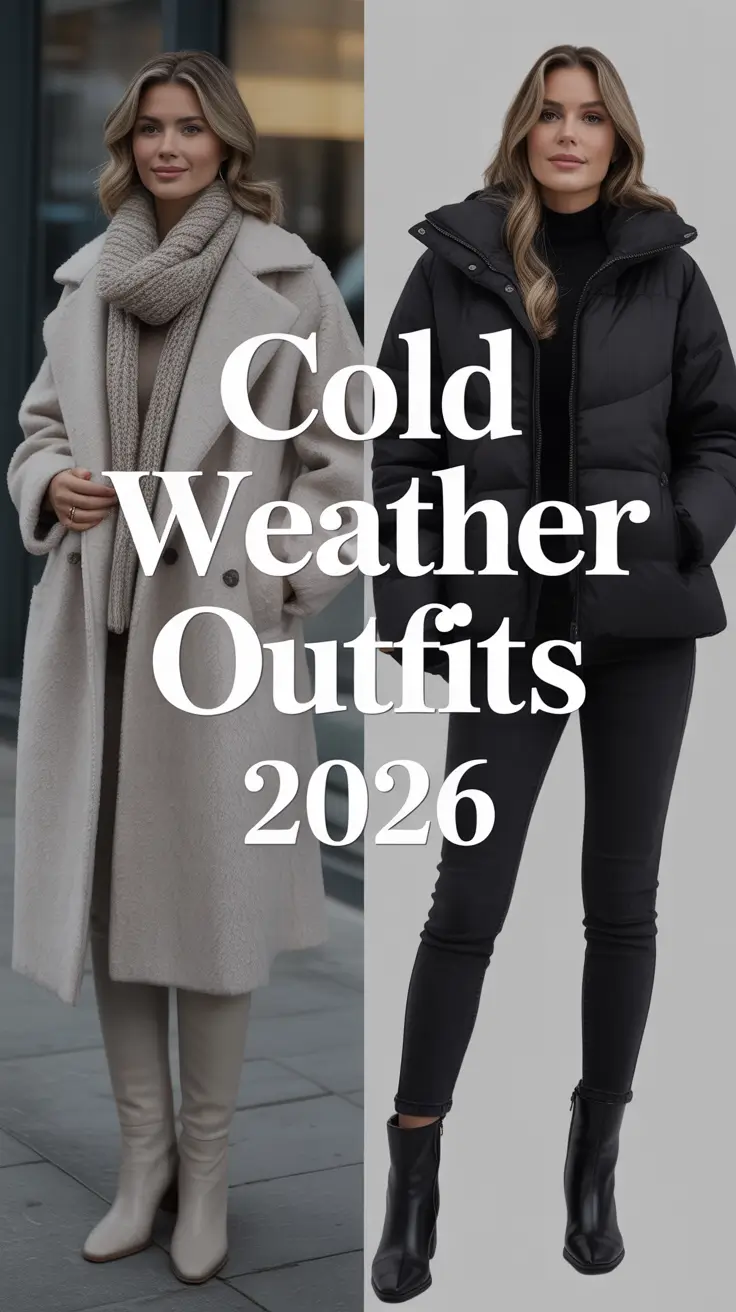 Cold Weather Outfits 2026: Chic, Cozy & Classy Winter Ideas for Women
