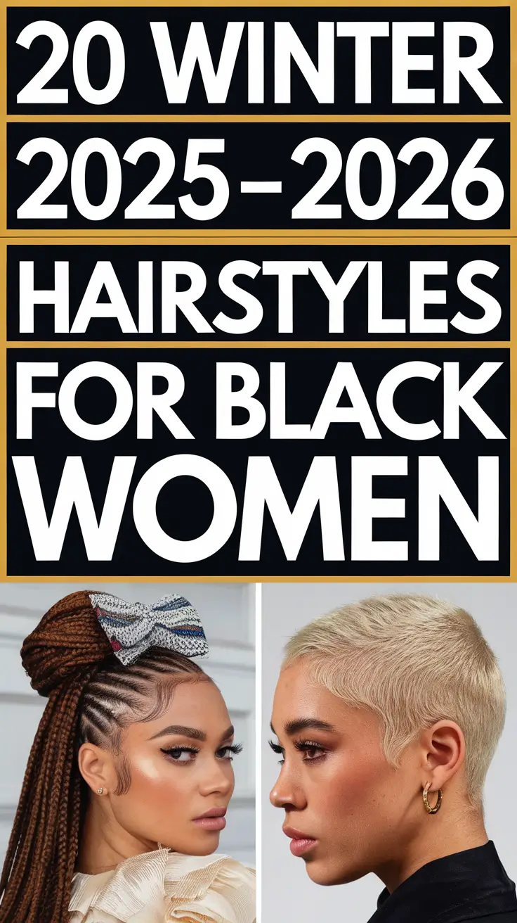 Winter 2025–2026 Hairstyles for Black Women: Chic Cuts, Braids & Elegant Winter Looks