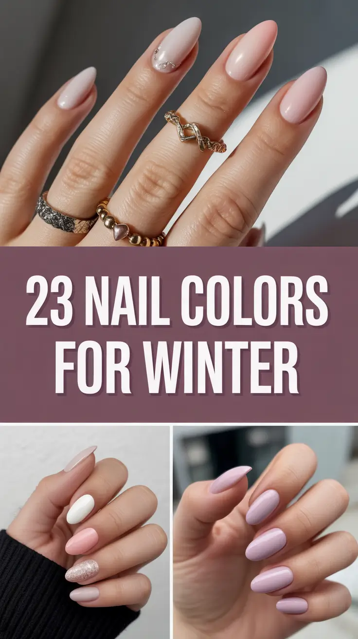 Nail Colors for Winter 2025–2026: Chic Gel, Acrylic & Short Designs to Try This Season