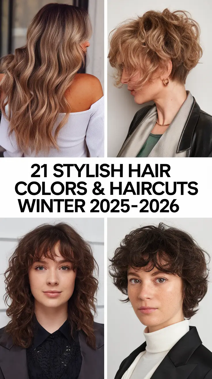 Stylish Hair Colors & Haircuts Winter 2025–2026: Fresh Ideas for Every Length and Style