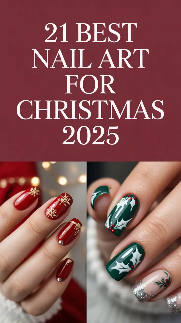 Best Nail Art for Christmas 2025: Festive Designs, Easy DIY Ideas & Winter Inspo