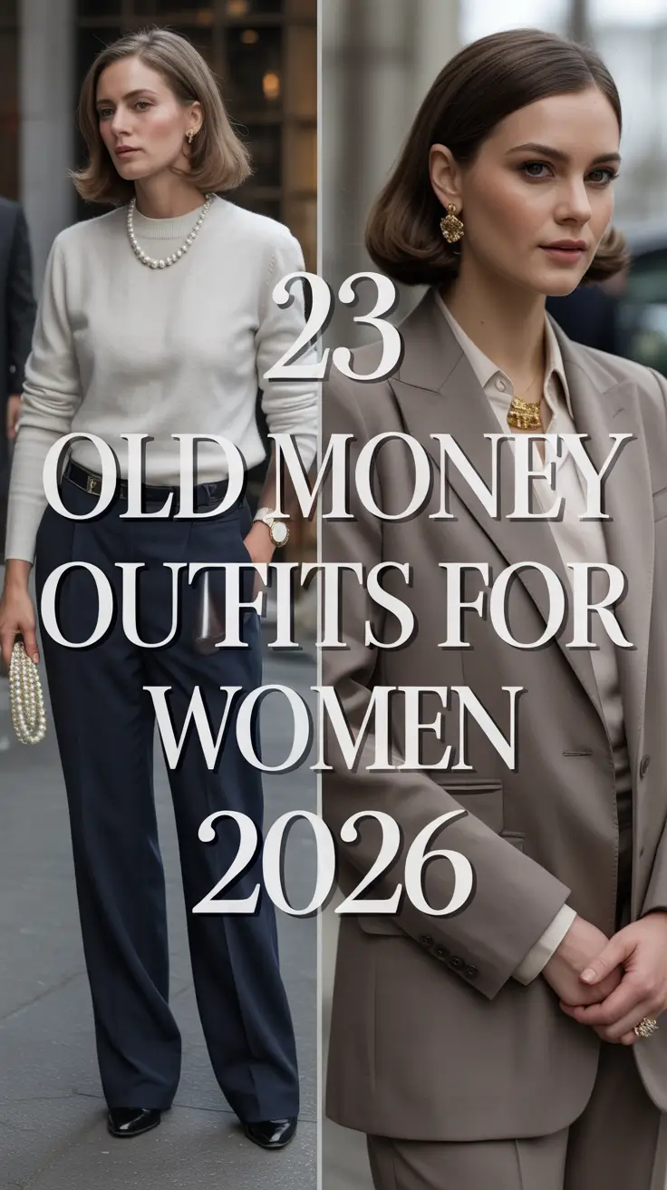 Old Money Outfits for Women 2026: Classic Elegance Meets Effortless Winter Chic